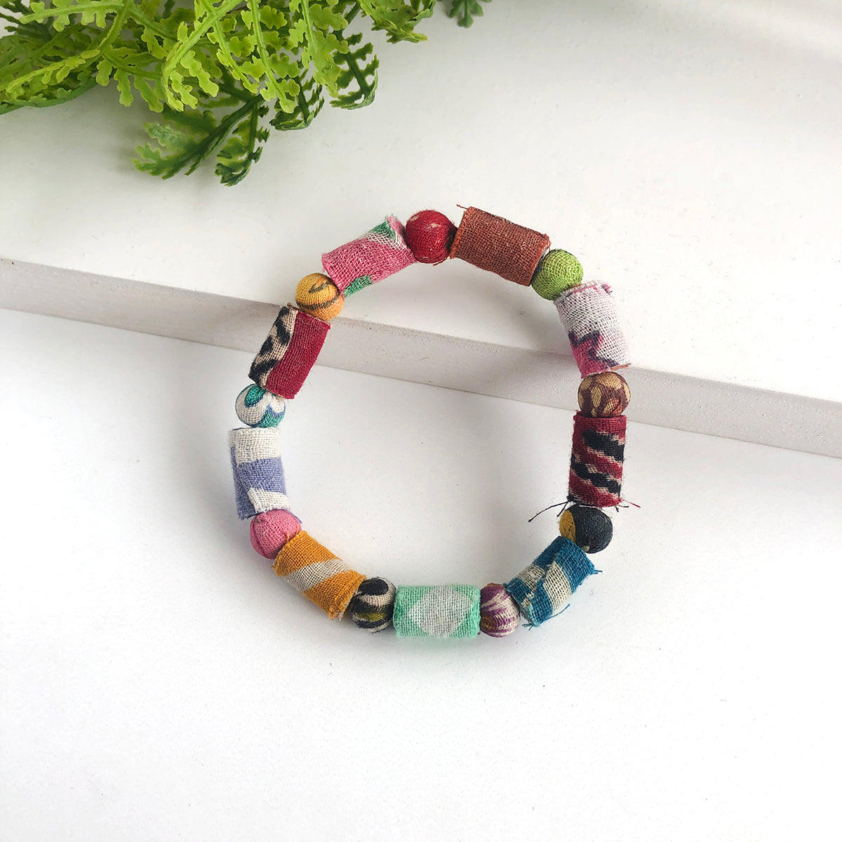 Kantha Dot Dash Bracelet
