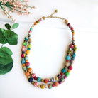 Kantha Tandem Necklace