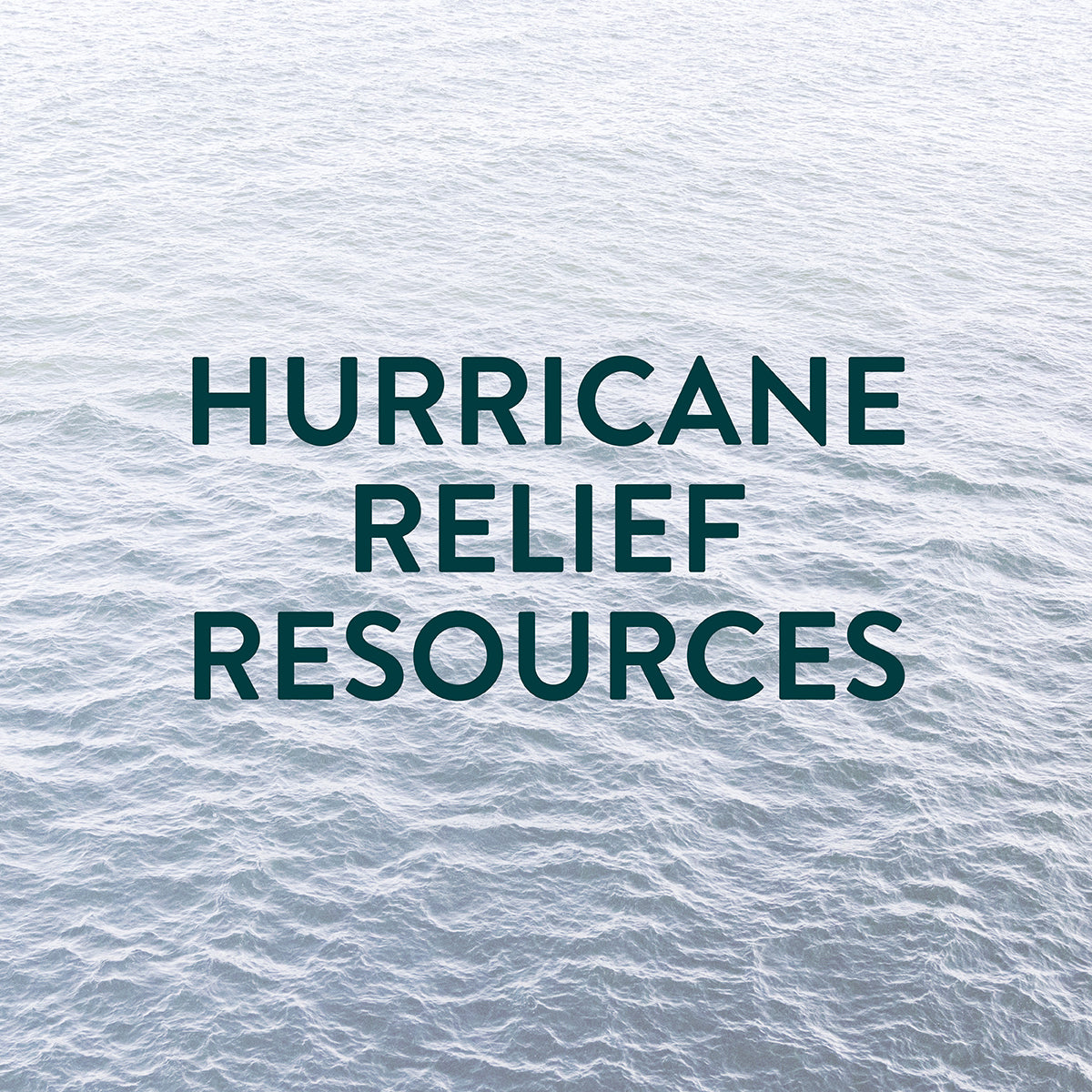 Hurricane Relief Resources