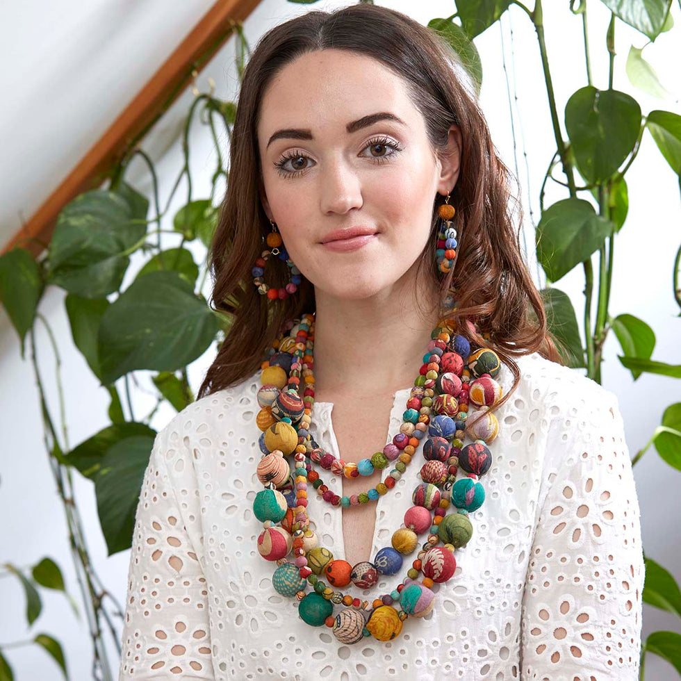 Kantha Halcyon Necklace