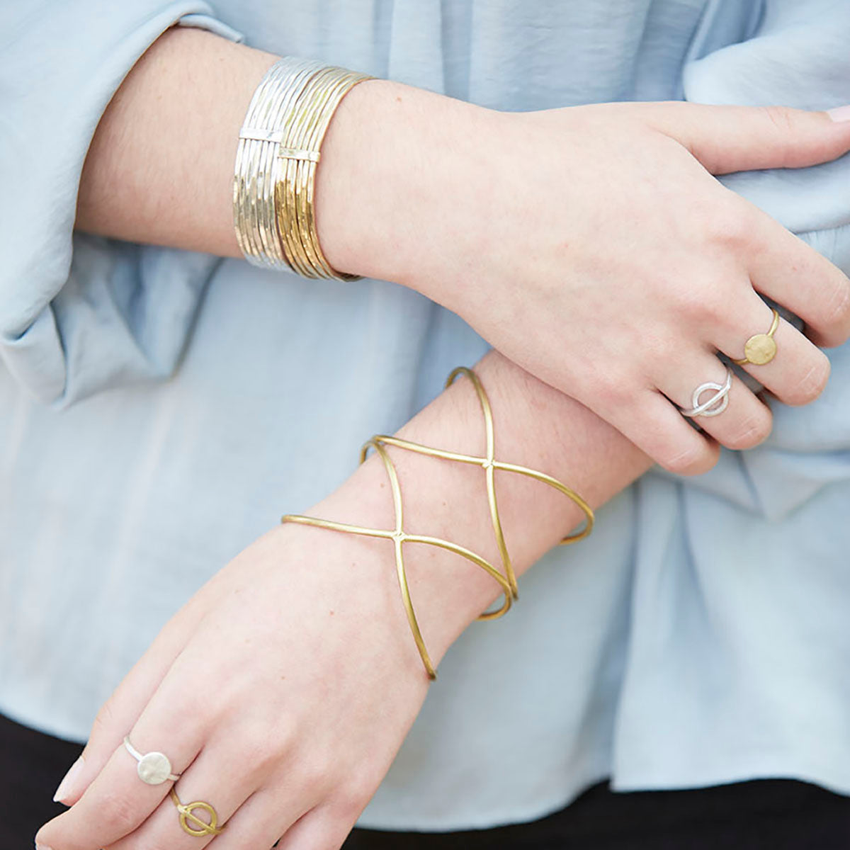 Calera Crossed Cuff