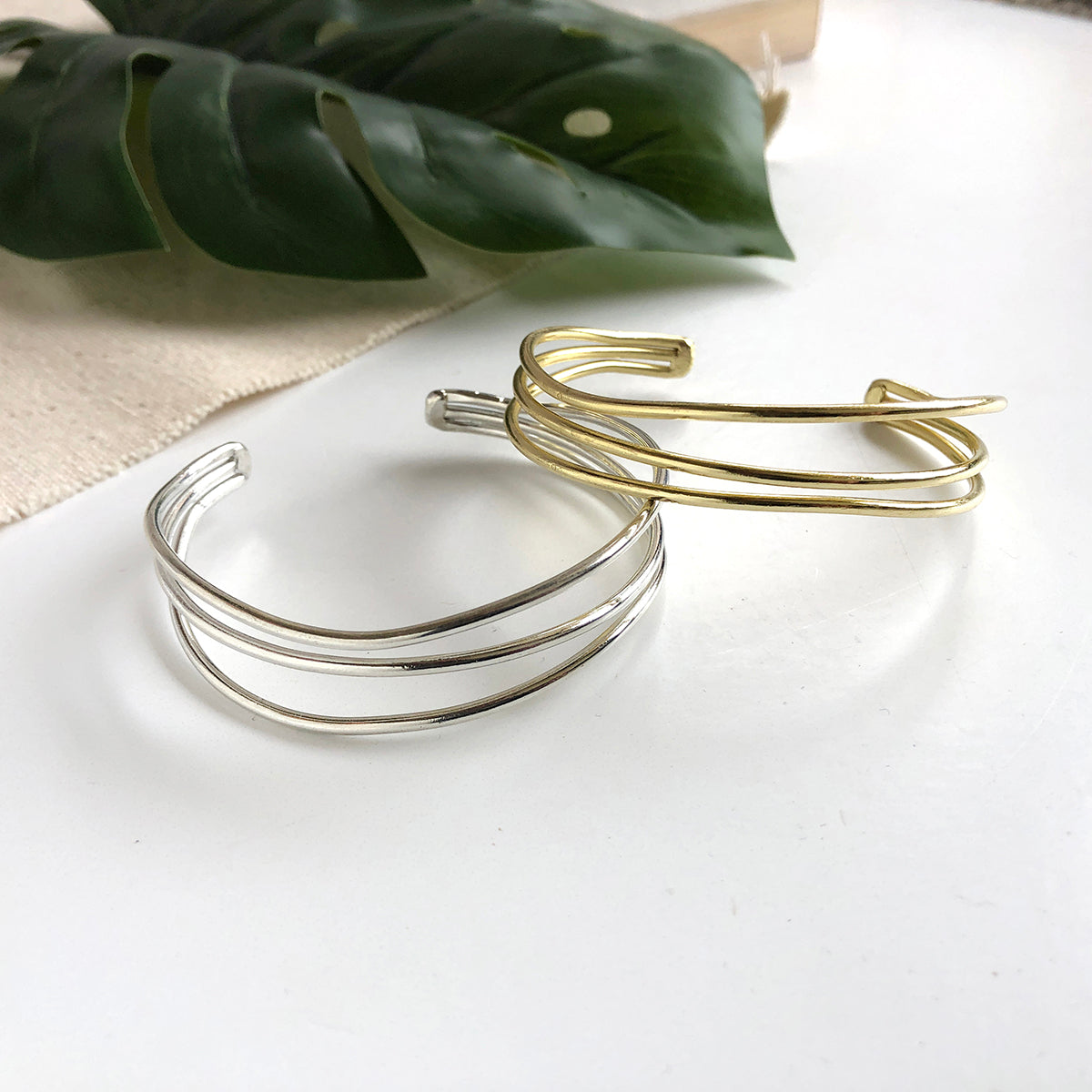 Layered Waves Cuff