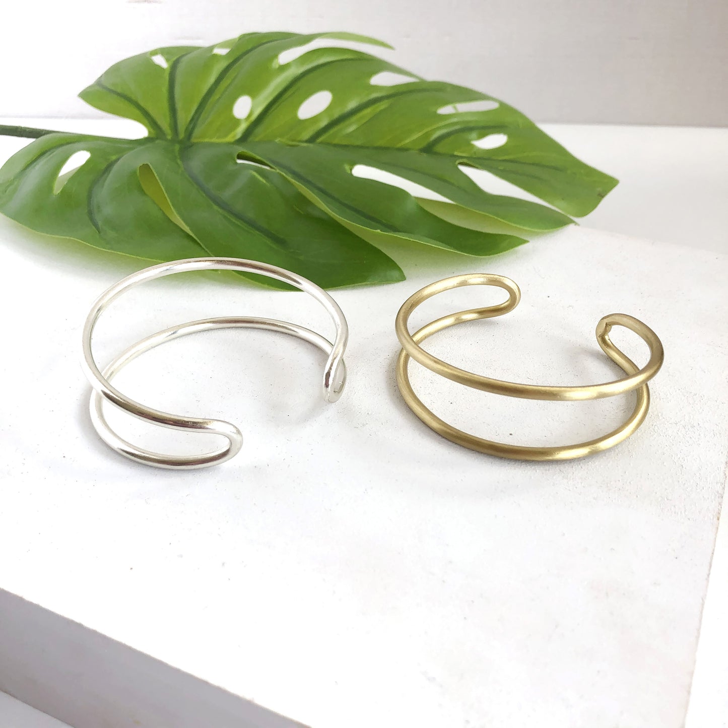 Two Double Arch Cuffs