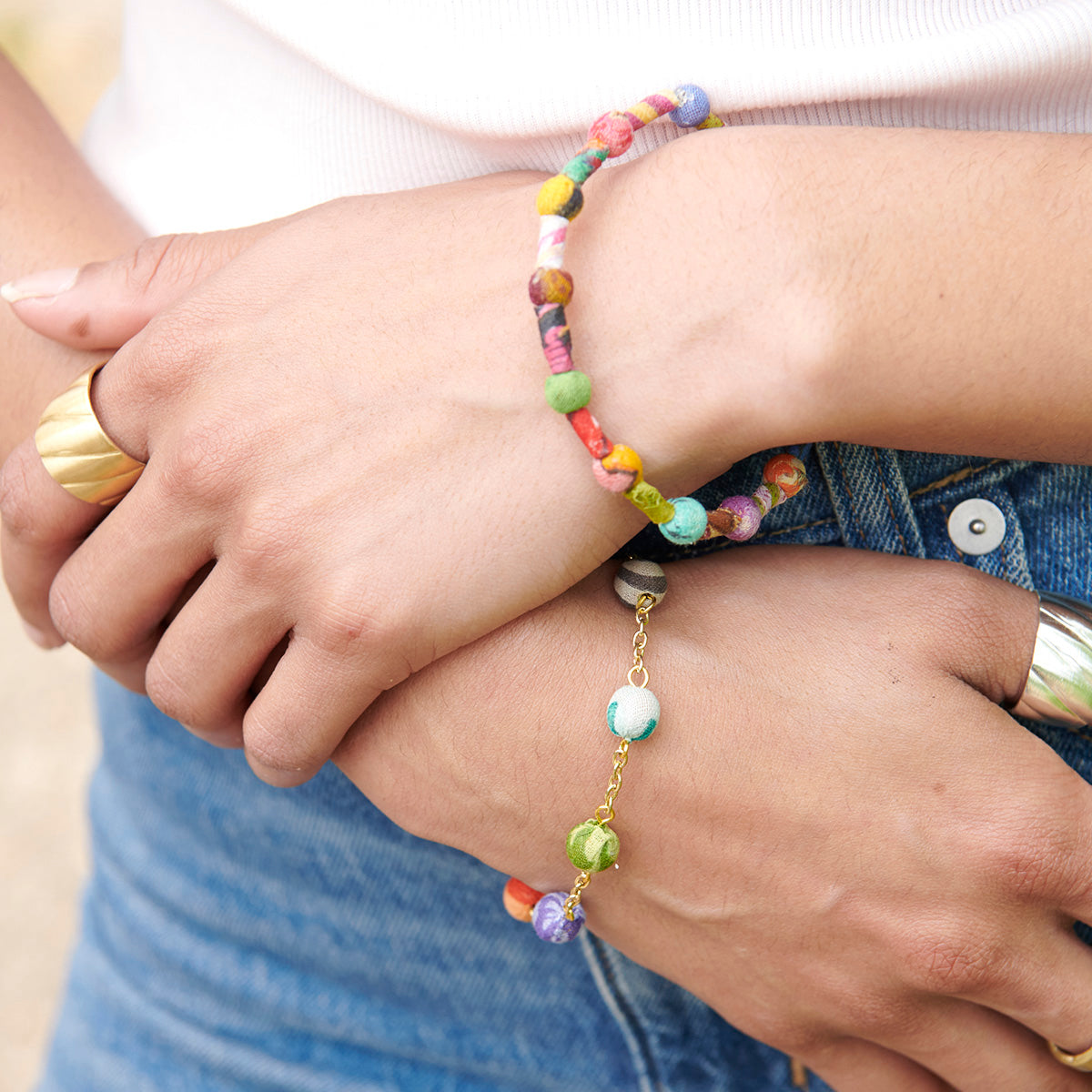 Kantha Cleo Bracelet