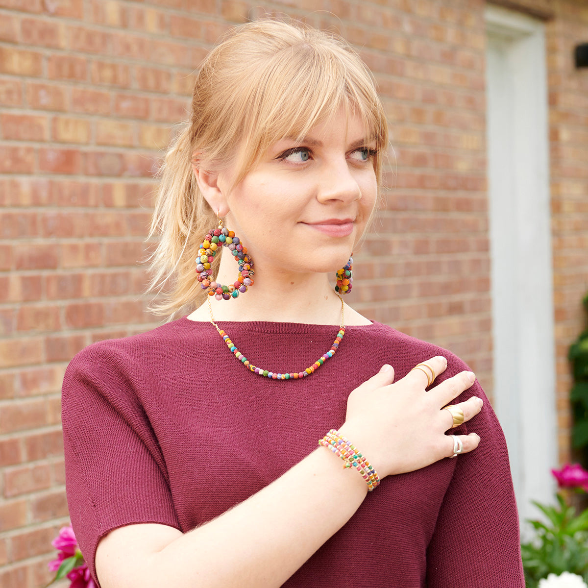 Kantha Milieu Wrap Bracelet