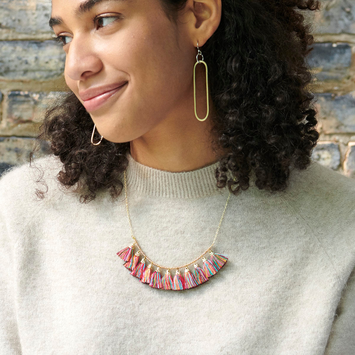Raja Tassel Necklace