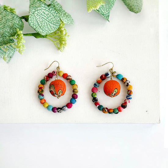 Load image into Gallery viewer, Kantha Soleil Earrings
