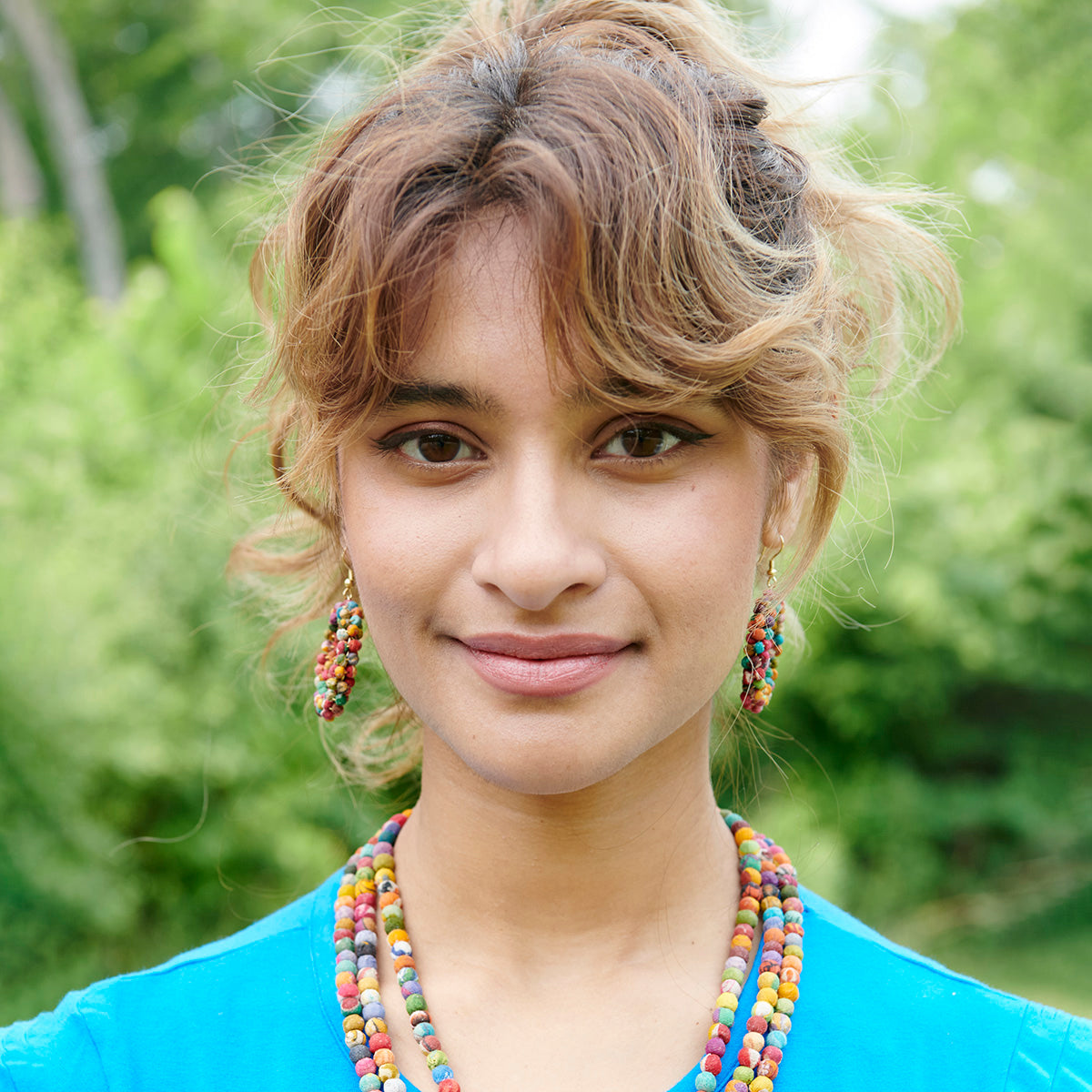 Wreathed Kantha Earrings