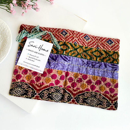 How You Can Reuse Vintage Sari Fabric for Home Decor - Nomadic