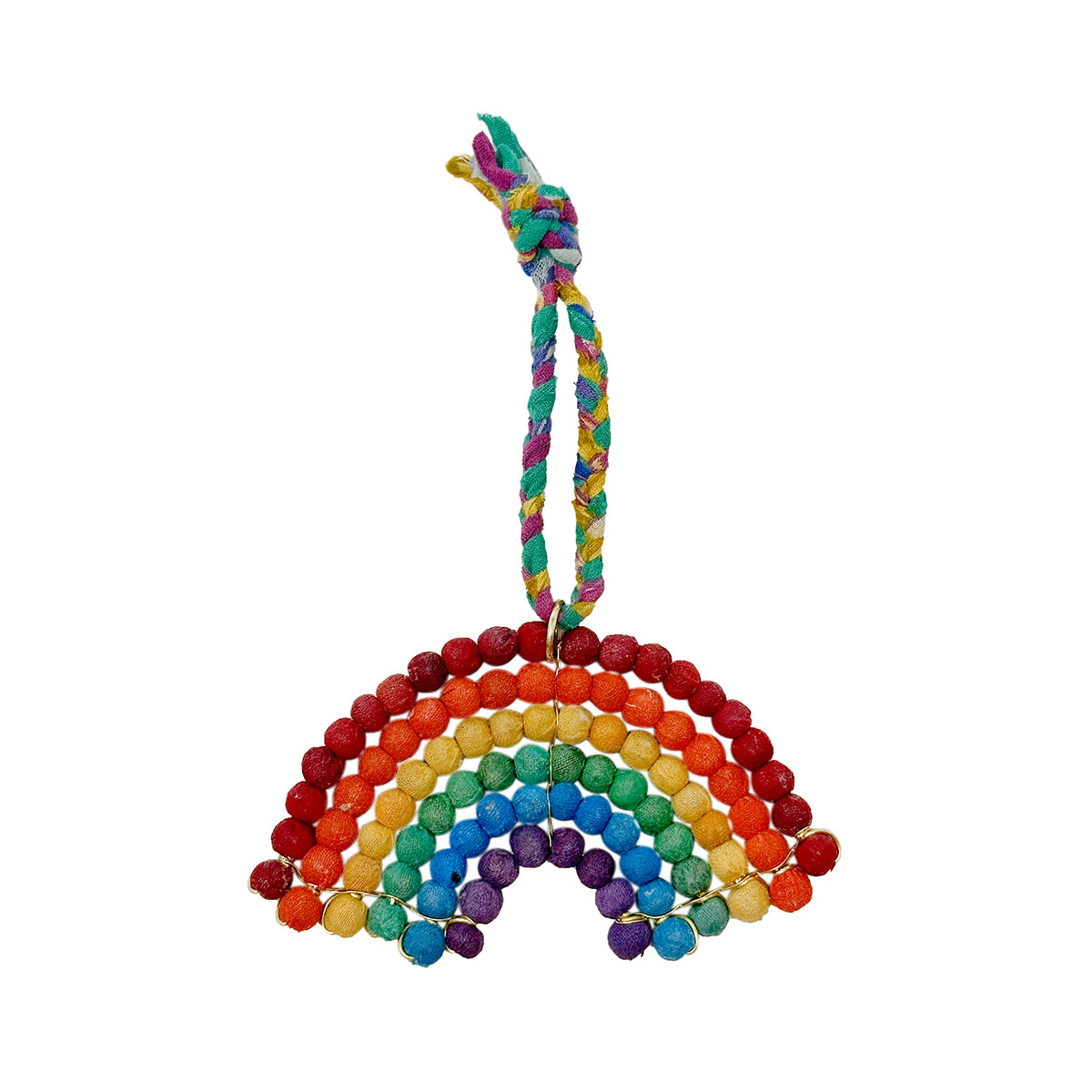 Kantha Rainbow Ornament