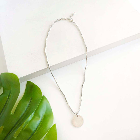 Simple Medallion Necklace