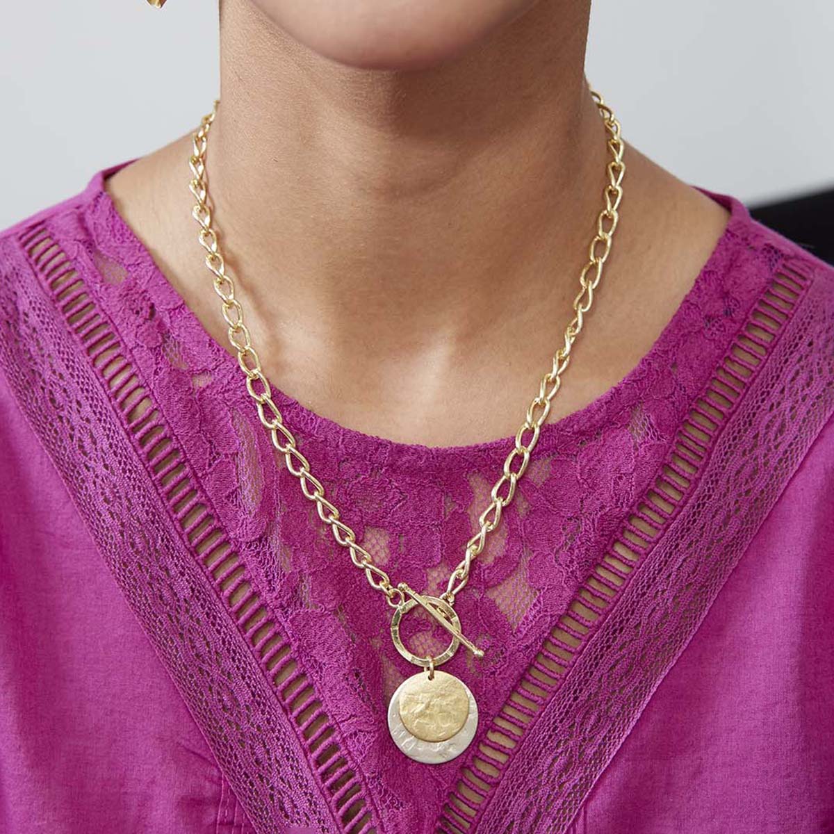 Gilded Moon Necklace