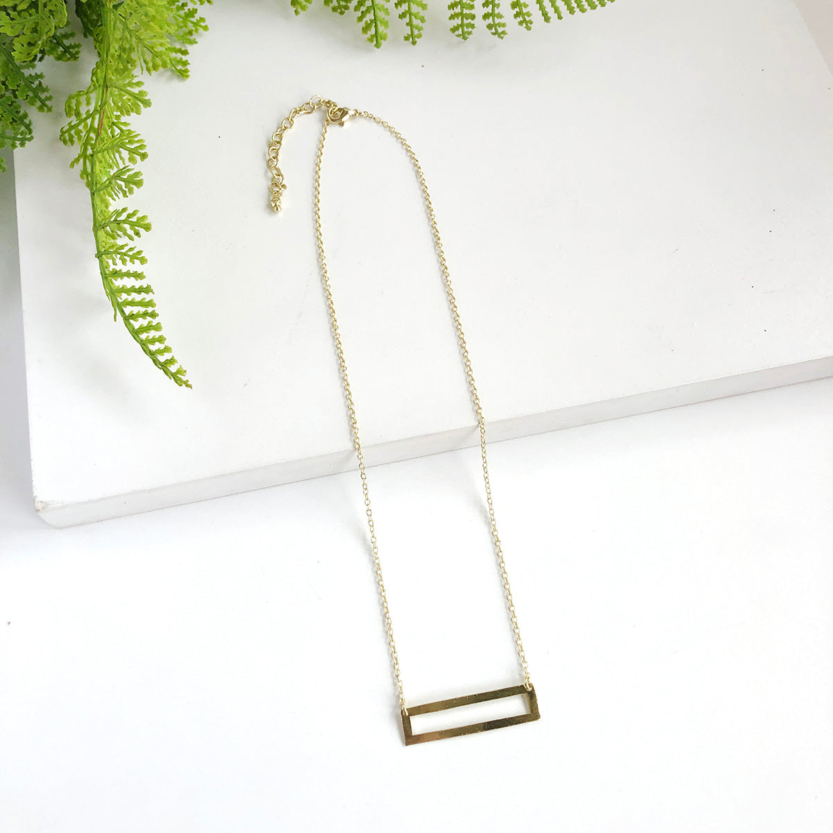 Sterling Silver Necklace with Rectangular Pendant and Jade - Rectangle |  NOVICA
