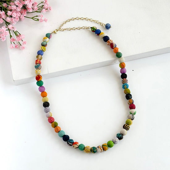 Load image into Gallery viewer, Kantha Essentials Short Necklace
