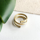 Double Wrap Ring in Gold