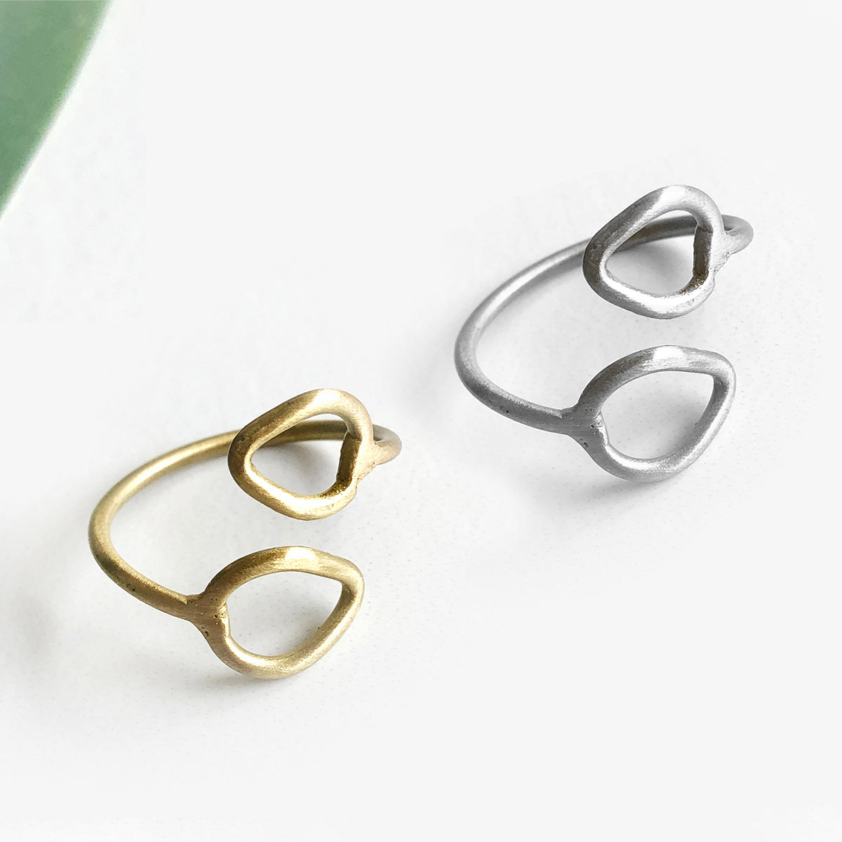 Layered Leaf Ring
