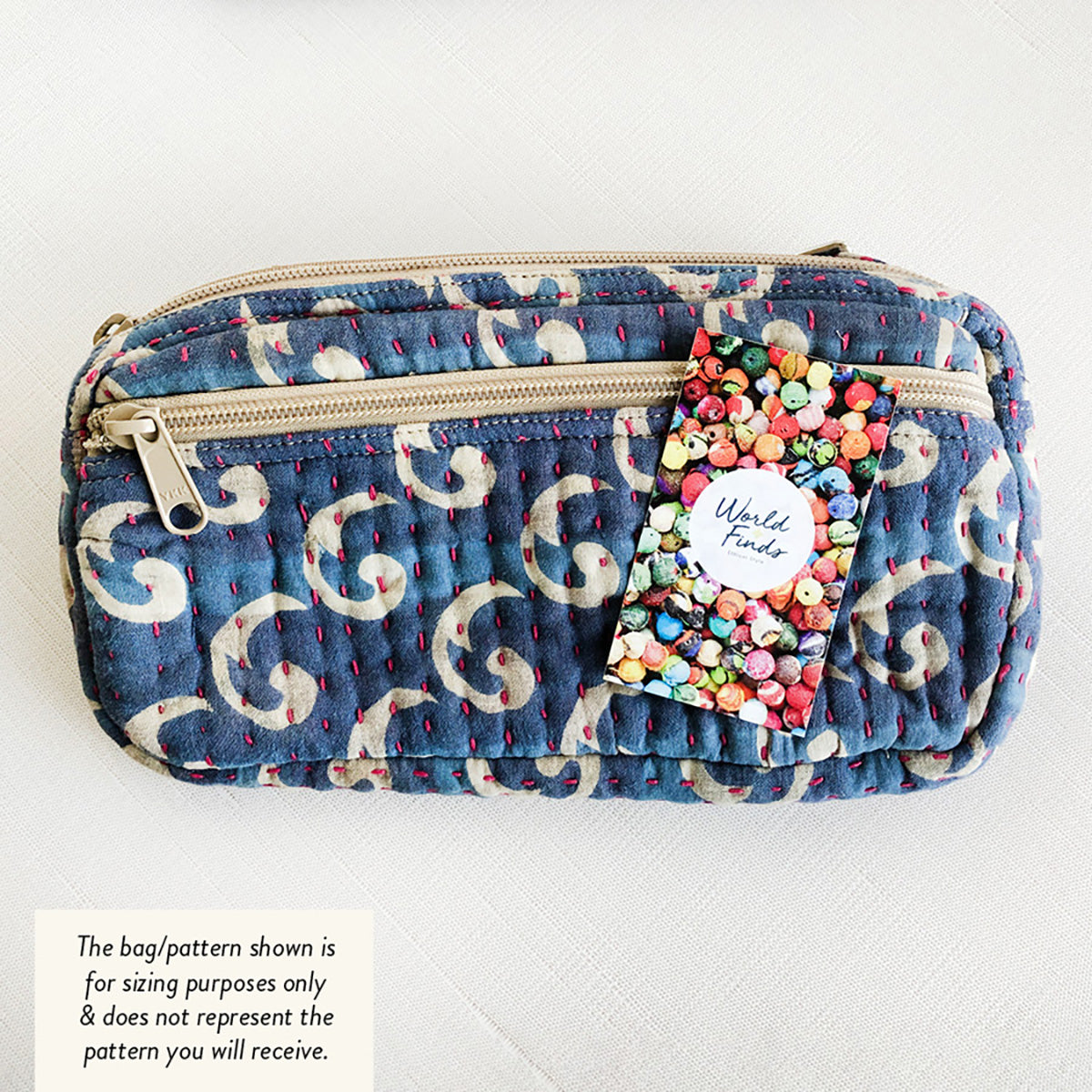 Kantha Linear Sling Bag
