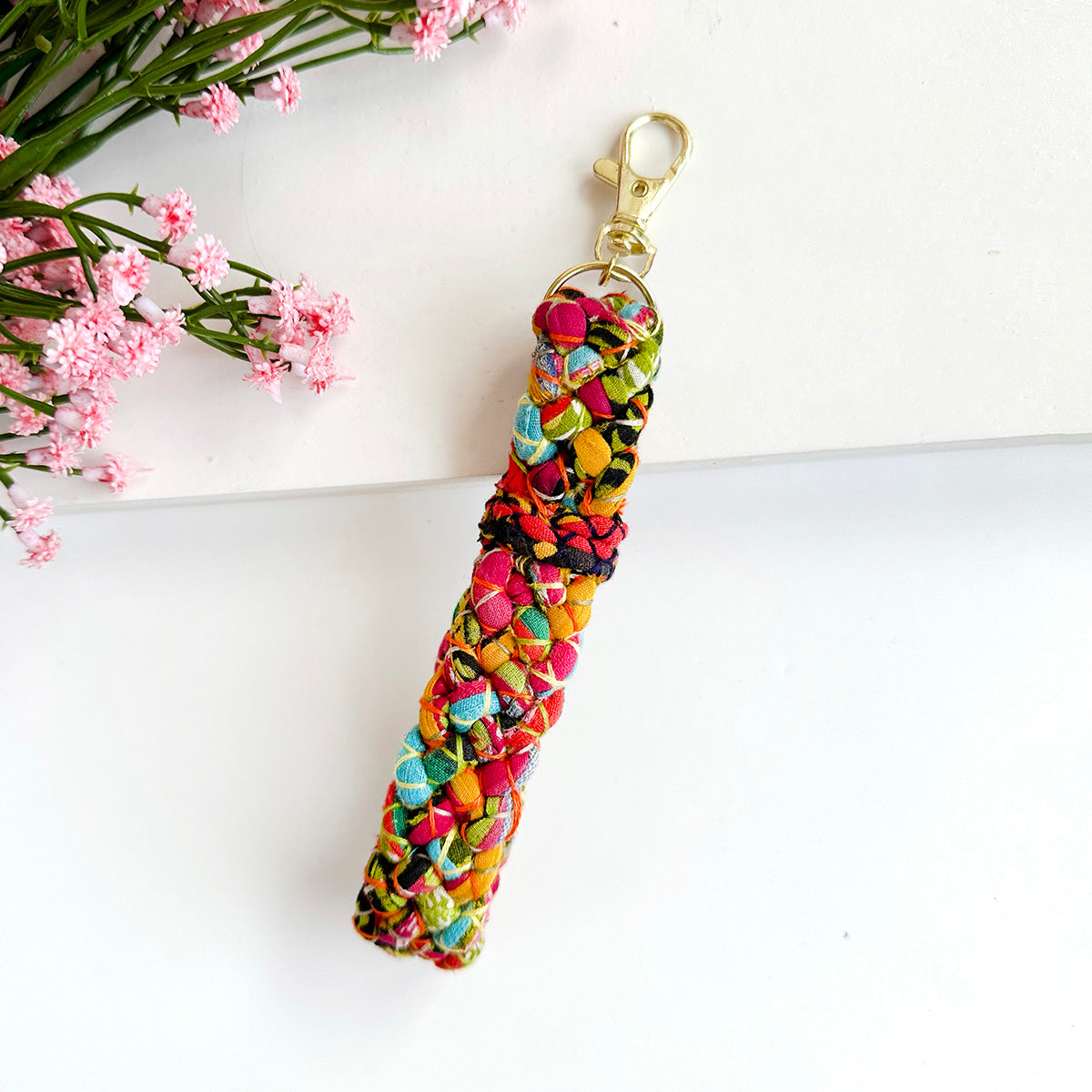 Kantha Intertwined Bag Clip