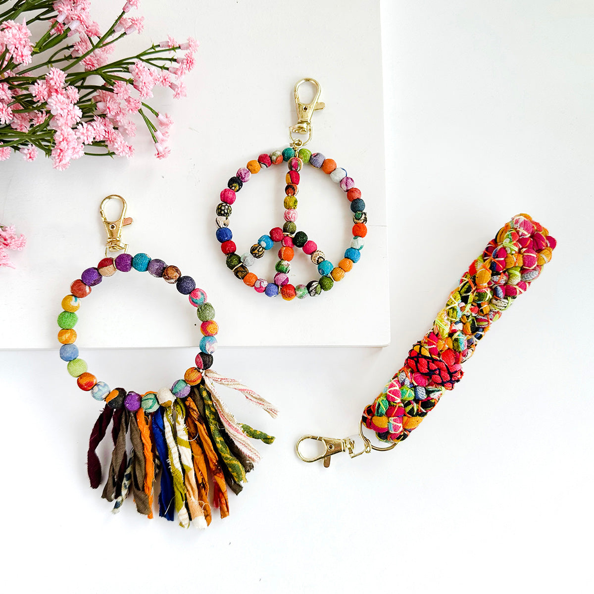 Kantha Intertwined Bag Clip