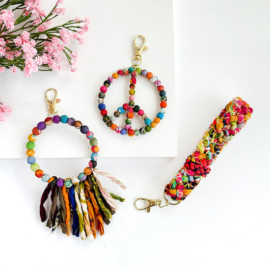 Kantha Intertwined Bag Clip