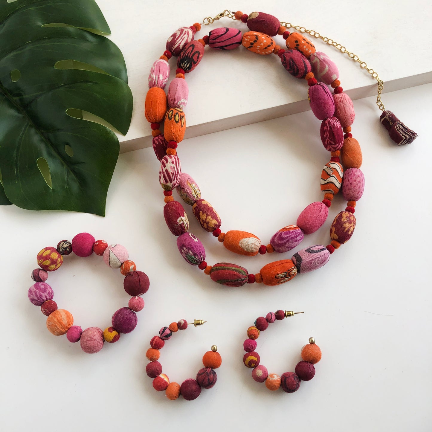 Kantha Fiesta Jewelry Set