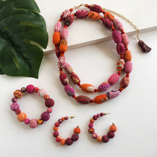 Kantha Fiesta Jewelry Set