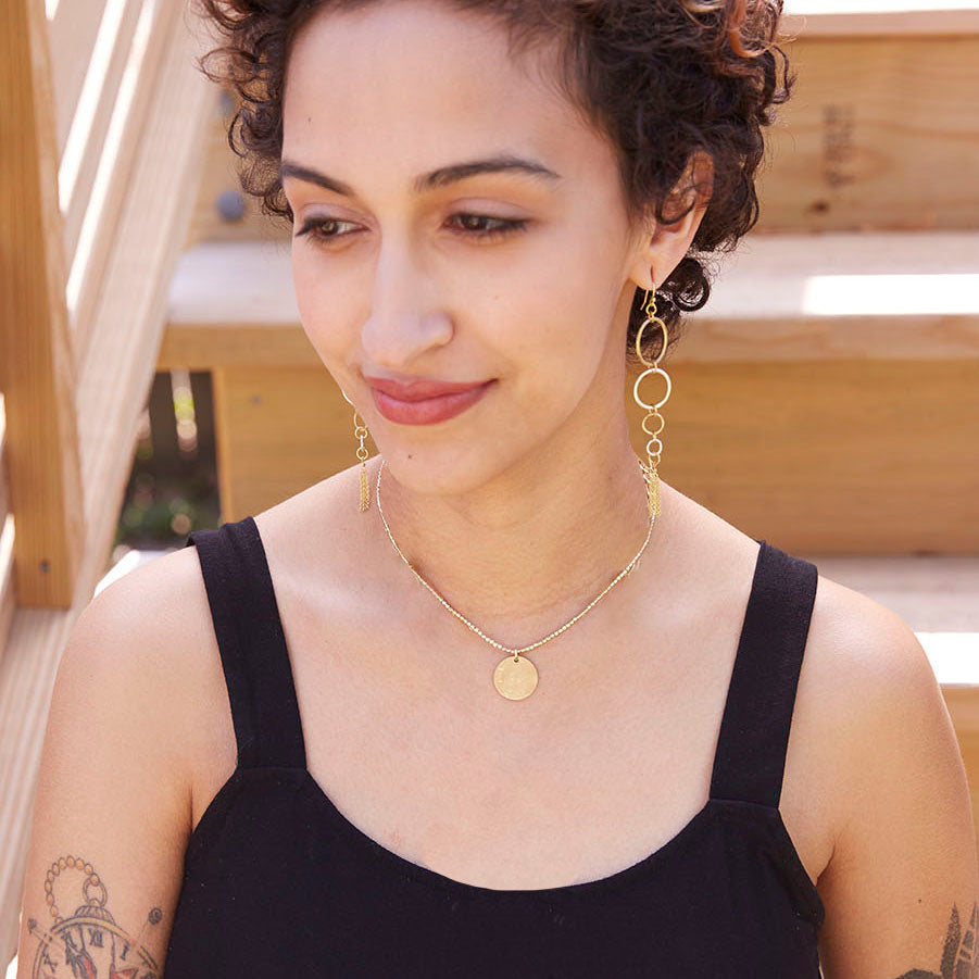 Simple Medallion Necklace