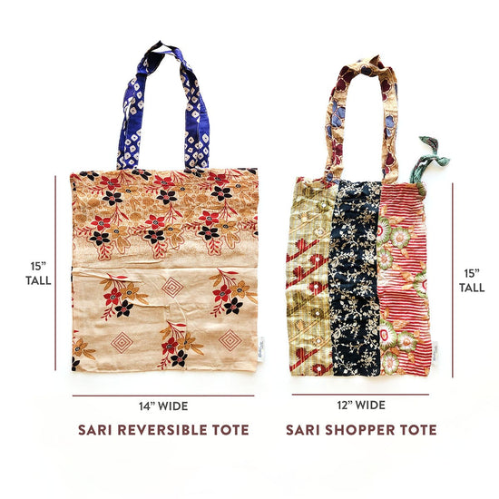 Load image into Gallery viewer, Sari Shopper Tote
