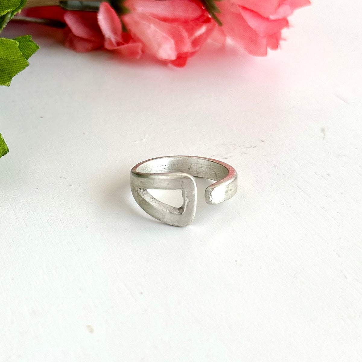 Open Triangle Wrap Ring