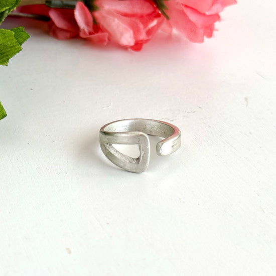 Open Triangle Wrap Ring