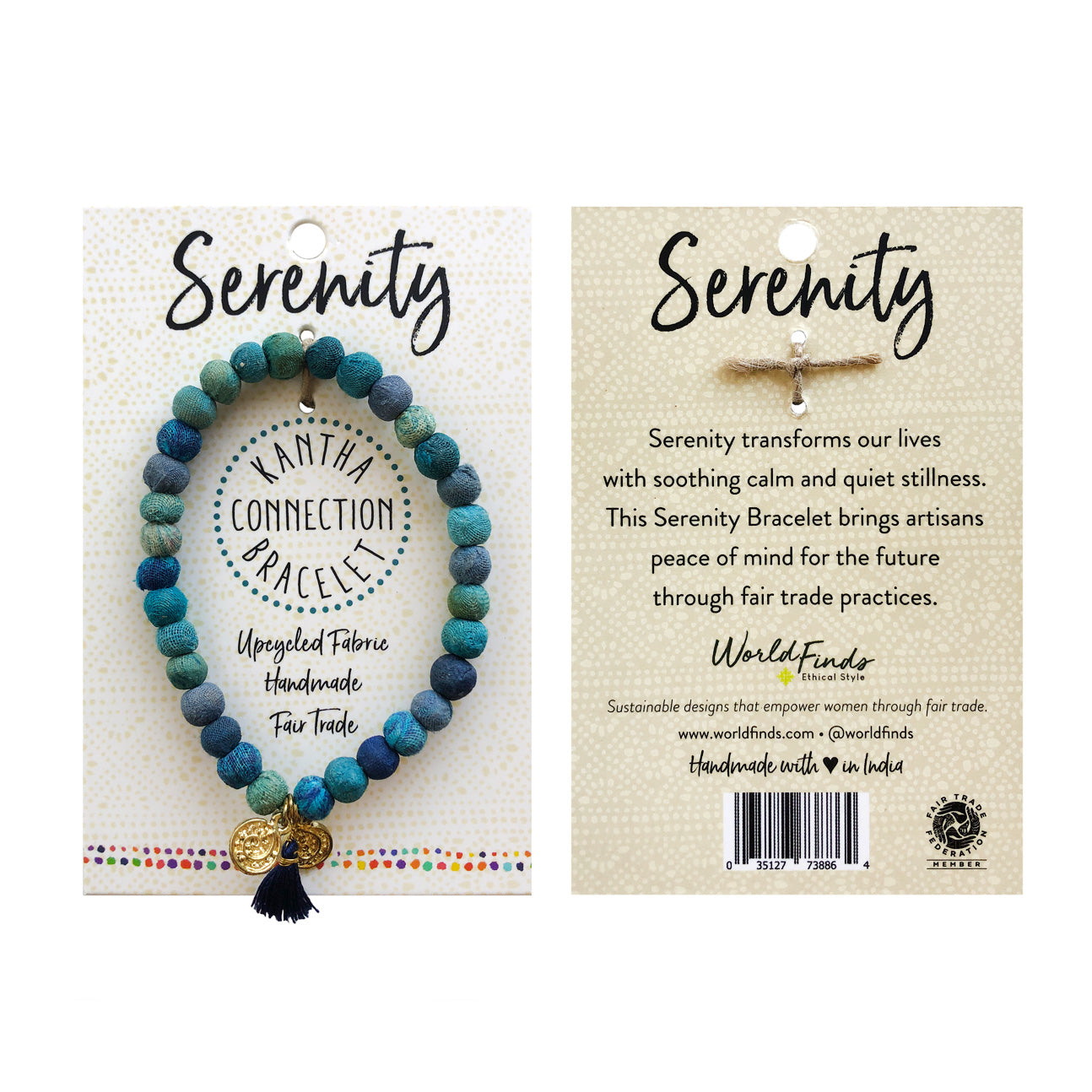 Serenity • Kantha Connection Bracelet