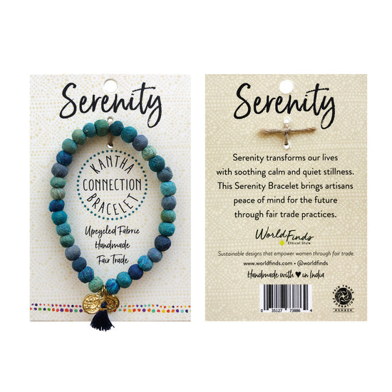 Serenity • Kantha Connection Bracelet