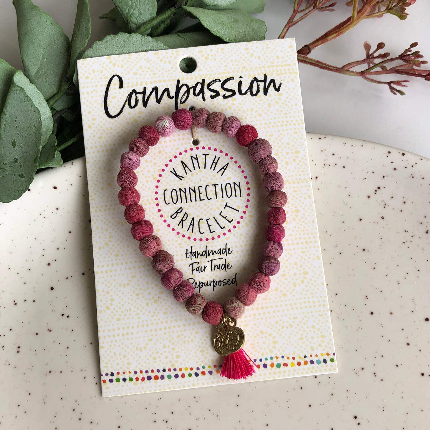 Load image into Gallery viewer, Compassion Kantha Connection Bracelet
