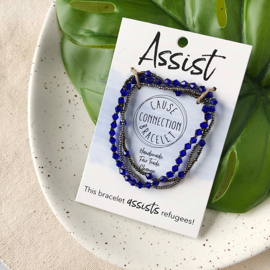 Load image into Gallery viewer, Front of the Assist Cause Connection Bracelet
