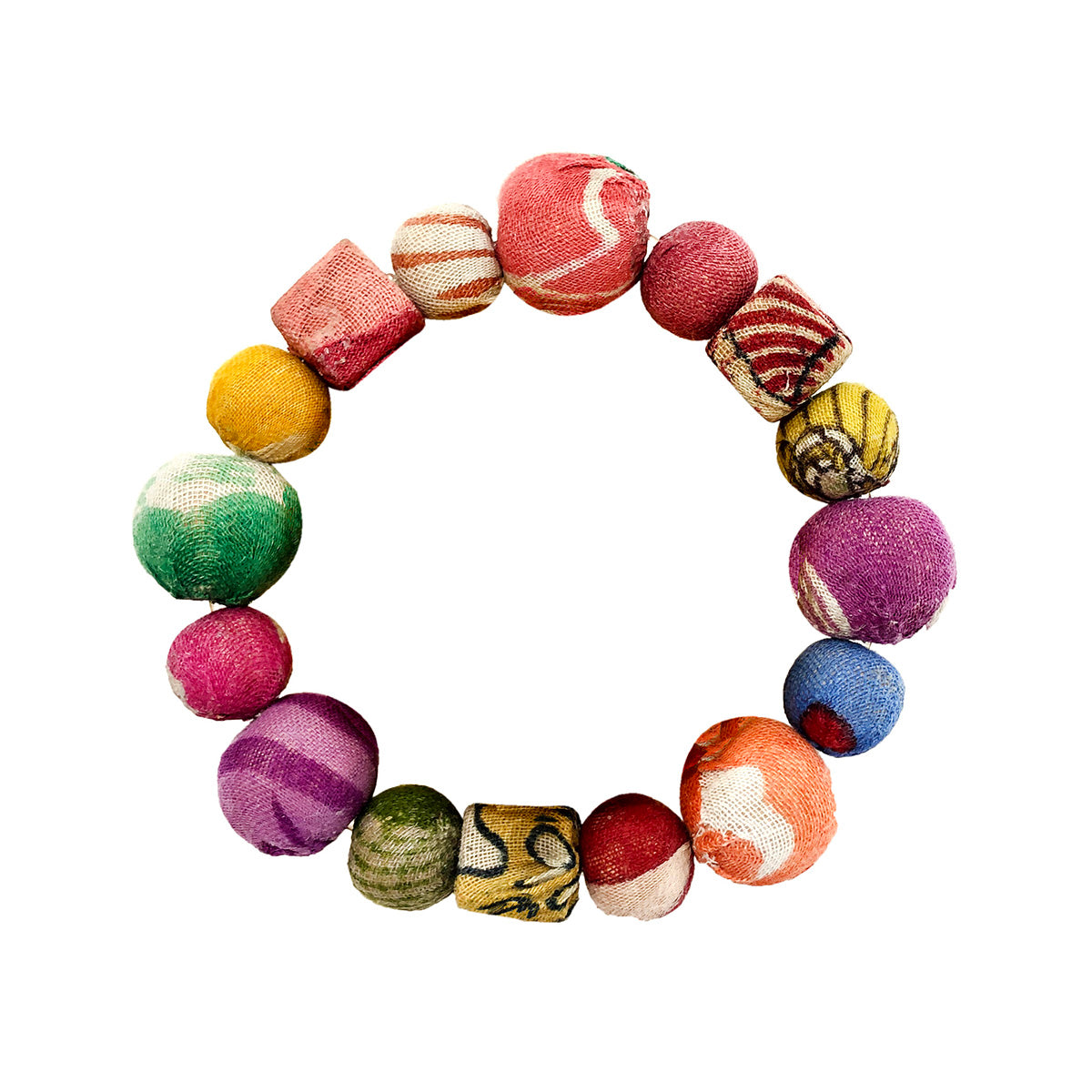 Load image into Gallery viewer, Kantha Primary Shapes Bracelet
