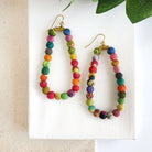 Kantha Oblong Hoops