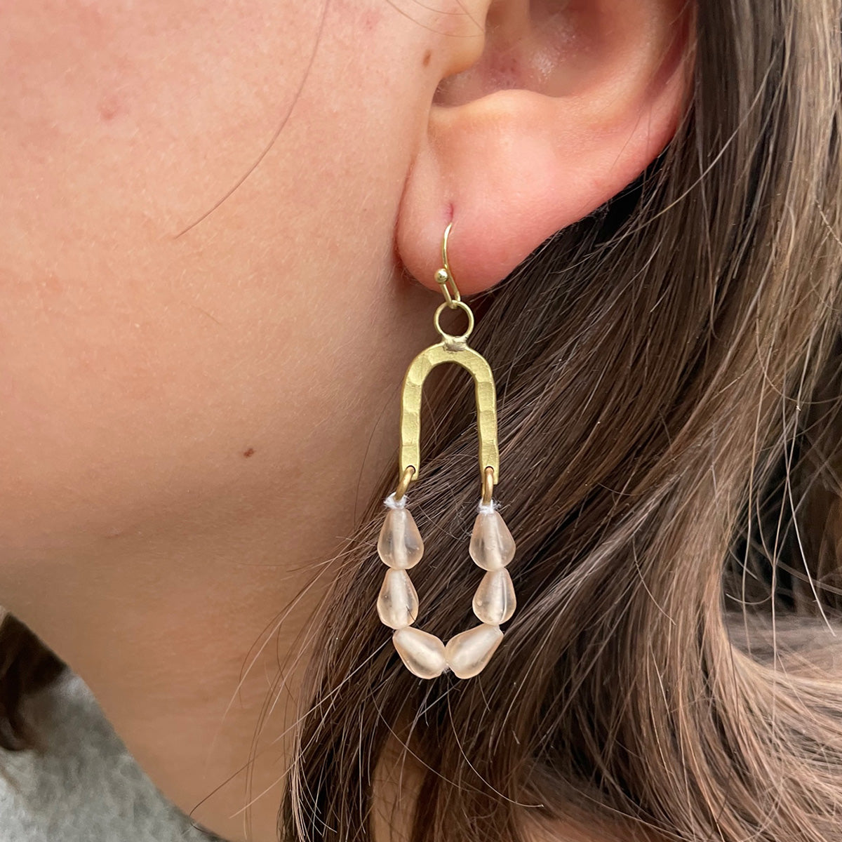 Seascape Drop Earrings (Blush)