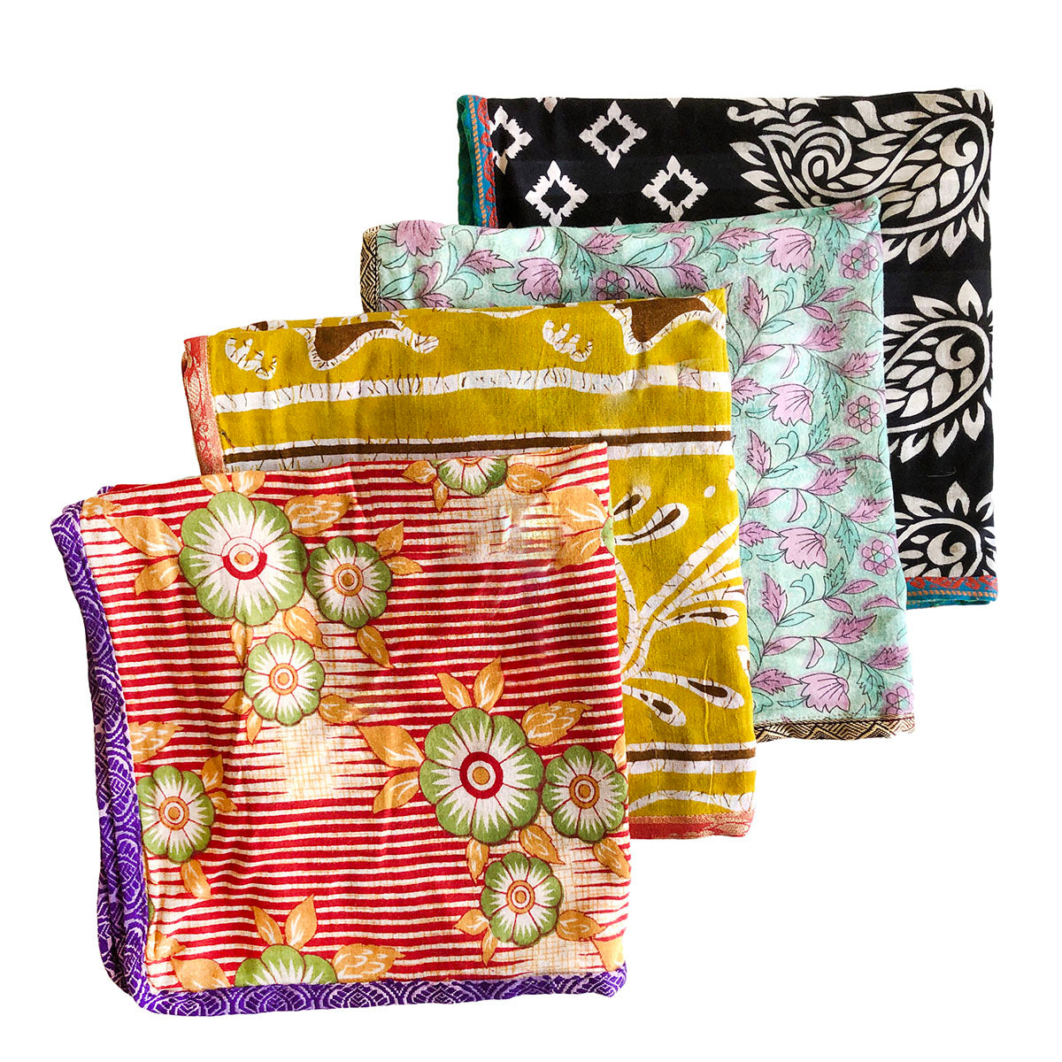Four Sari Home Napkins