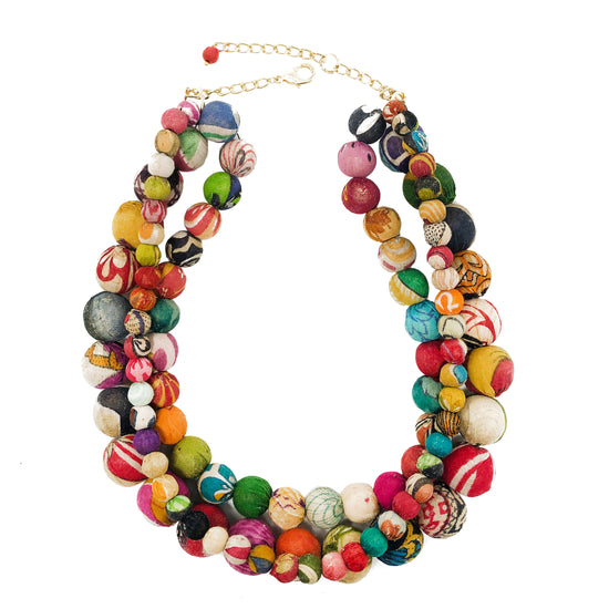 Load image into Gallery viewer, Kantha Calypso Necklace
