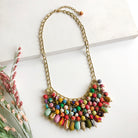 Kantha Waterfall Necklace