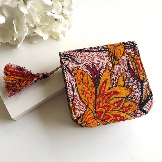 Kantha Zip-Around Case